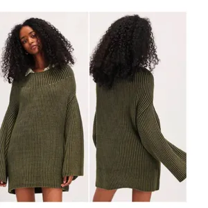 NWT Free People Boat Neck Tunic Sweater Small, CHIVE COMBO Small thumbnail 2