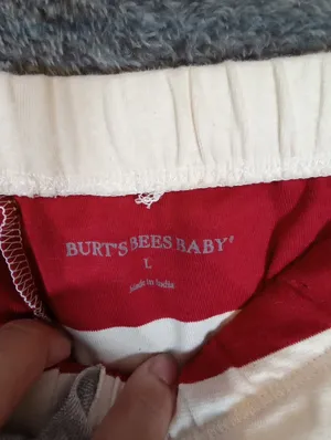 Burts Bees Baby Womens Set Pajamas Organic Cotton Lounge Comfy Size Large thumbnail 6