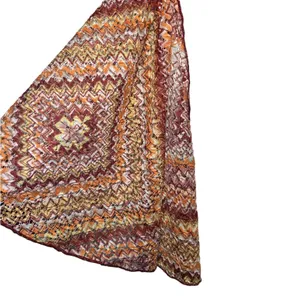Cha cha vente white with colorful sleeves size large thumbnail 2
