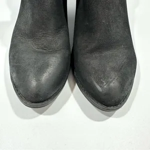 Steve Madden Adelphie Black Distressed Nubuck Leather Booties 8.5 M Boho Grunge thumbnail 9