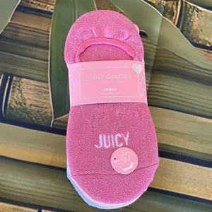 NWT Juicy Couture Multicolor Liner Socks 6 Pairs thumbnail 2