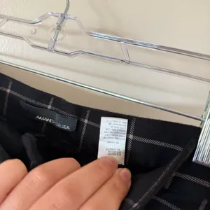 Amanda & Chelsea Black Grid Pattern Pants thumbnail 3