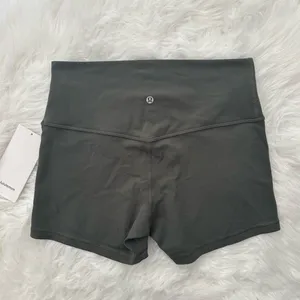 Lululemon Align High Rise Short 4" Army Green Size 10 thumbnail 6