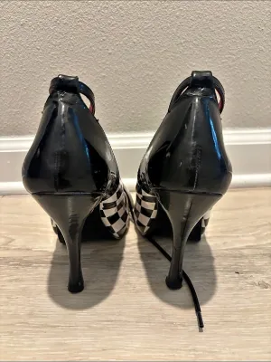 Funtasma by Pleaser Harlequin-03 Checkerboard Heels thumbnail 4
