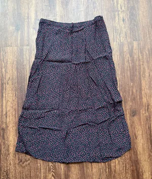 Women’s Free Assembly Black and Red Spotted Skirt - Size S thumbnail 1