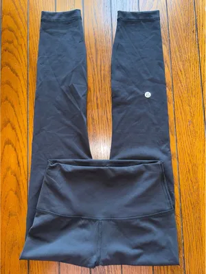 Lululemon Wunder Train High Rise 25” Black Size 4 NWOT thumbnail 1