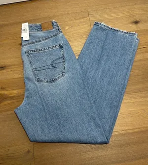 American Eagle Size 12 baggy mom jeans super high rise thumbnail 1