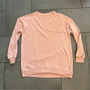 Aerie Vintage Crew Sweatshirt in Light Pink thumbnail 2