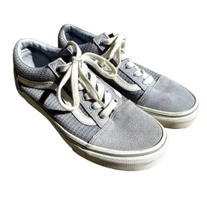 Vans Multi Woven Old Skool Sneakers Skate Low Top Lace Up Canvas Purple 7 NWT thumbnail 2