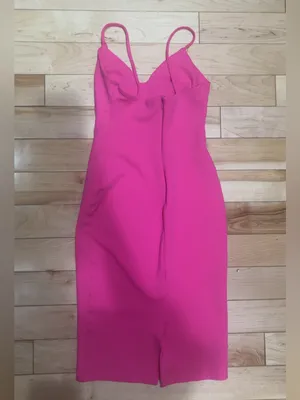 Lulu’S Don’T Tell ‘Em Hot Pink Bodycon Midi Dress thumbnail 6