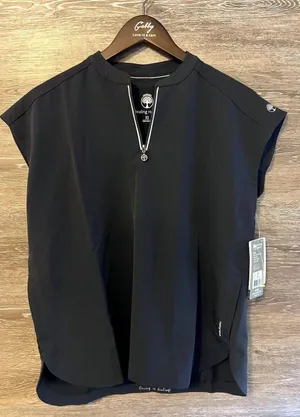 Healing Hands Top size XS Dark gray NEW Short Sleeves Medical Uniform thumbnail 1