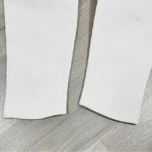 Aerie Offline Real Me Xtra High Waist‎ Ribbed Leggings White Small thumbnail 5