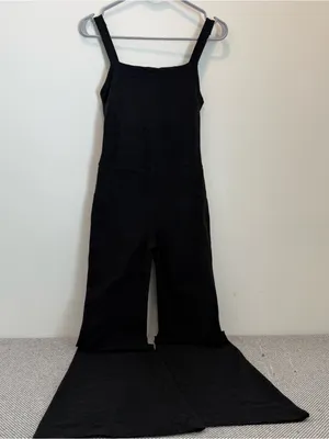 Beyond Yoga Spacedye Hit The Scene Jumpsuit Darkest Night Black Gray Small Bra thumbnail 4