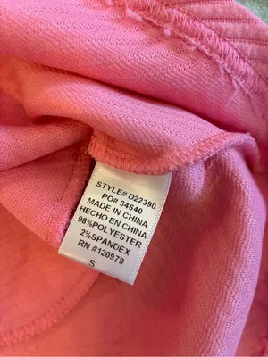 Women’s entro Brand Boutique Pink Textured Pocket Dress Size Small thumbnail 5