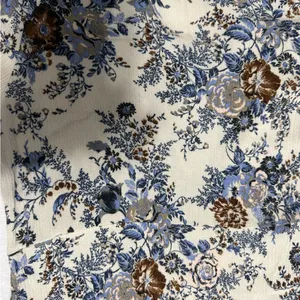 American Eagle Outfitters Blue and Brown Floral Dress thumbnail 3