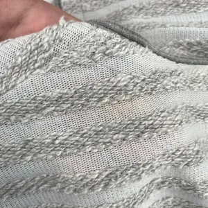 Maison Jules Sweater Gray Striped Cropped Knit Cardigan Coastal Academia Preppy thumbnail 9