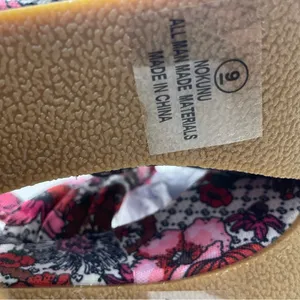 Lulu's Nokunu pink floral ankle strap platform sandals women’s Size 9 thumbnail 12