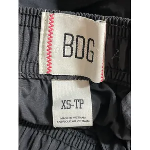 Urban Outfitters BDG Black Cargo Parachute Athletic Activewear Trousers Pants XS thumbnail 5
