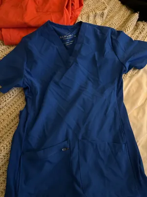 Scrub aid royal blue scrubs thumbnail 1