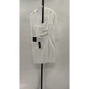Lulu's White Tie-Shoulder Mini Dress thumbnail 3