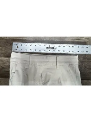 American Eagle Trouser Pants Womens 00 Khaki Wide Leg Pleated Dress Office Work thumbnail 9