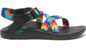 Chaco Rainbow Tie-Dye Strap Sport Sandal - Black Footbed Size 5 thumbnail 1