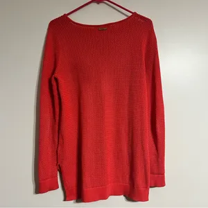 Women's Michael Kors Dark Pink Knit Sweater Dark Pink Size‎ Medium thumbnail 2
