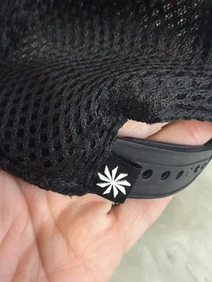 Athleta Icon Trucker Hat Black Mesh Snapback One Size Adjustable thumbnail 4