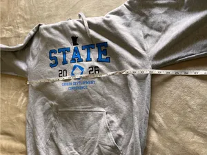 MN State 2026 Career Conference Gray Pullover Hoodie Sweatshirt Unisex Sz M NWOT thumbnail 6