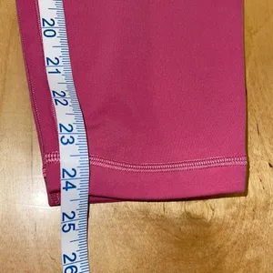 Lululemon Womens Flat Front High-Rise Pull-On Align Crop Leggings Pink Size 12‎ thumbnail 9