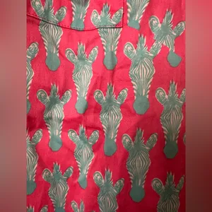 Tizzie Vibrant Pink and Teal Zebra Tunic Dress NWOT thumbnail 3