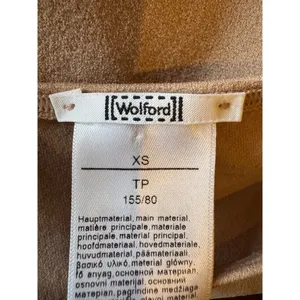 Wolford Bodysuit Women XS Tan‎ Red Sheer Sleeve Light Shadow Bodysuit Luxury thumbnail 9