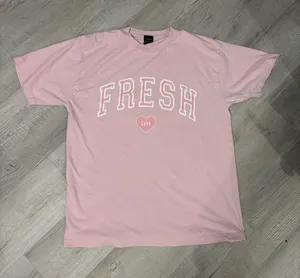 Fresh Love Varsity Letter Pink T-Shirt thumbnail 1