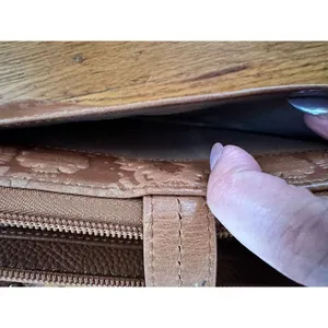 THE SAK Iris Tobacco Brown Flower Embossed Smartphone Crossbody Wristlet Wallet thumbnail 10