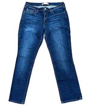 Women's Levi's 505 Straight Leg Denim‎ Medium Wash Flap Pocket Jeans Size 30x30 thumbnail 1