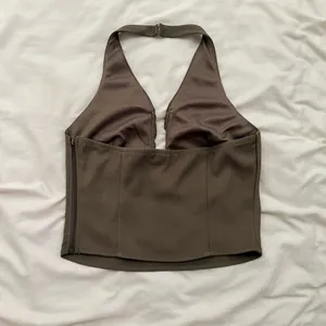 Woven Top Brown thumbnail 2