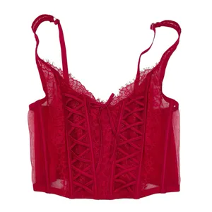 Victoria's Secret Dream Angels Unlined Lace Up Corset Size Small DD Fairycore thumbnail 2