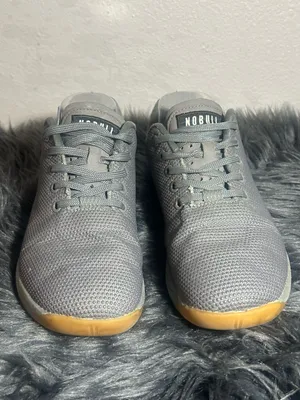 NOBULL Trainer Grey with Gum Outsole Sneakers Size 8 Women’s Men’s 6.5 thumbnail 5