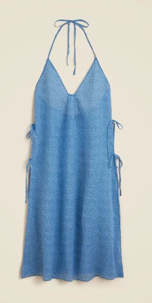 NWT J. Crew Size Medium Side Tie Beach Cover Up Midi Dress Mini Floral Print NEW thumbnail 1