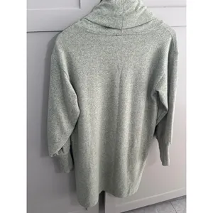 Maeve Anthropologie Cowl Neck Tunic Sweater Sage Green Heathered Knit XS thumbnail 4