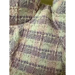 Zara Pink Purple Plaid Tweed Bustier Strapless Crop Top Underwire Size M thumbnail 6