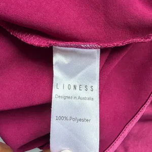 Lioness Revolve S Magenta Pink Satin Cowl Neck Maxi Dress Feminine Dainty Formal thumbnail 5