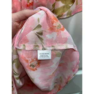 Misa Los Angeles Floral Ruffle Blouse Size Small Elegant Romantic Etheral Classy thumbnail 6