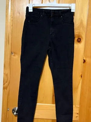Women's Jeans CURVY JEGGINGS JEGGING ULTRA HIGH WAIST ANKLE LENGTH &DENIM Size 6 thumbnail 2