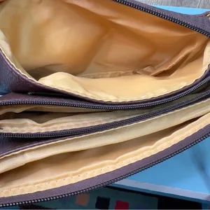 Brown Crossbody w/3 Sections w/Wristlet Handle & 23” Strap 8-1/2”x6”x3”Crossbody thumbnail 9