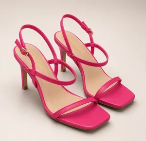 Dream Pairs Hot Pink Strappy Heels Size 9 thumbnail 1