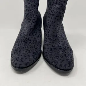 Vintage Havana Rook Black Cheetah‎ Zip Up Ankle Booties Boots Women's Size 7.5 thumbnail 6