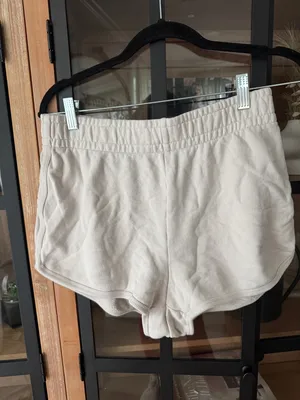 Aritzia wilfred sweat shorts heather cloud lounge cozy perfect fleece terry thumbnail 7