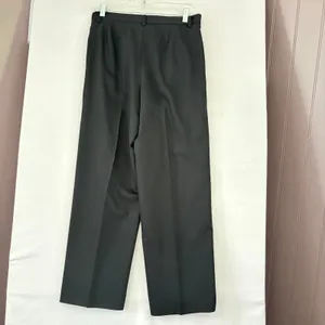 Zanella Made in Italy Black Stretch Wide Leg Trousers Dress Pants Womens 8‎ thumbnail 2