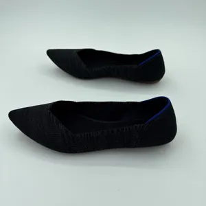 Rothy's The Point Black Knit Washable Ballet Flats Womens Size 9 thumbnail 4